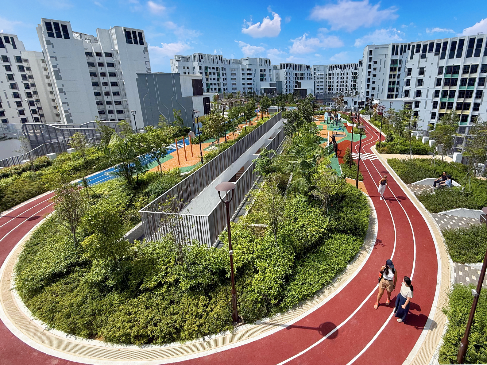 Park above multi storey carpark